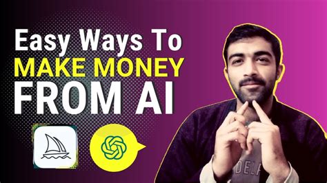 How To Make Money From Ai Ai Tools To Make Money Youtube