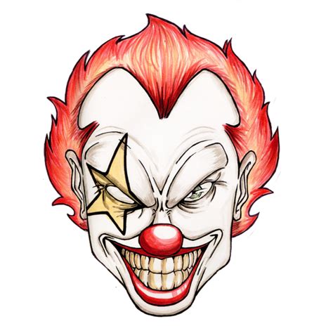 Scary Clown Cartoon Clipart Best