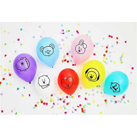 Bt21 Party Balloons By Group Shopee Philippines