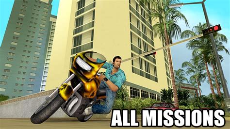 Grand Theft Auto Vice City All Missions With Cutscenes Hd 1080p60