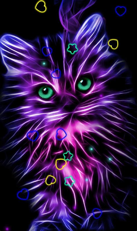 Download Neon Kitty Wallpaper By Randy03p 6f Free On Zedge Now