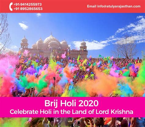 Brij Holi 2020 Celebrate Holi In The Land Of Lord Krishna In 2020