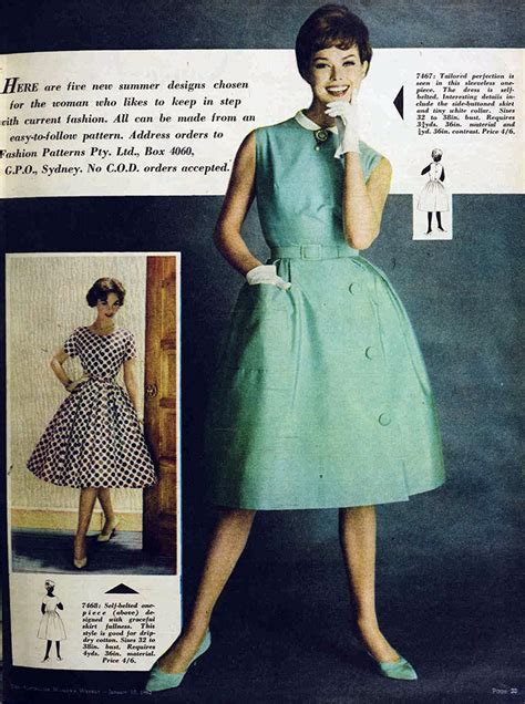 The Swinging Sixties — 1962 Summer Dress Fashions