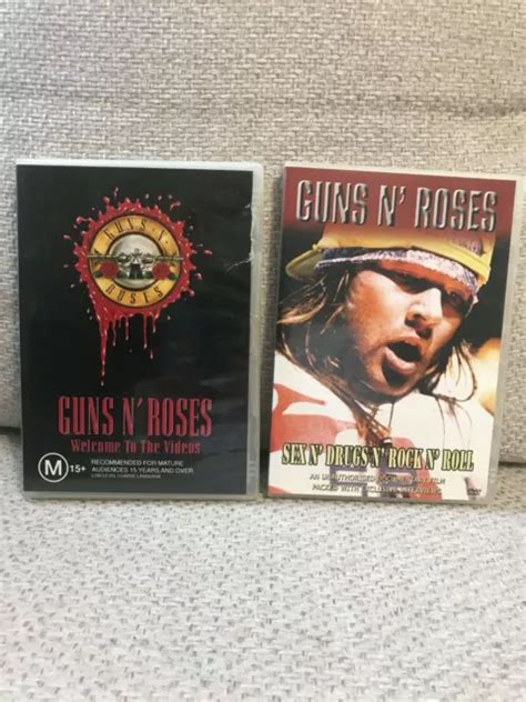 Guns N Roses Sex N Drugs N Rock N Roll Dvd And Welcome To The Videos Dvd 269 Picclick