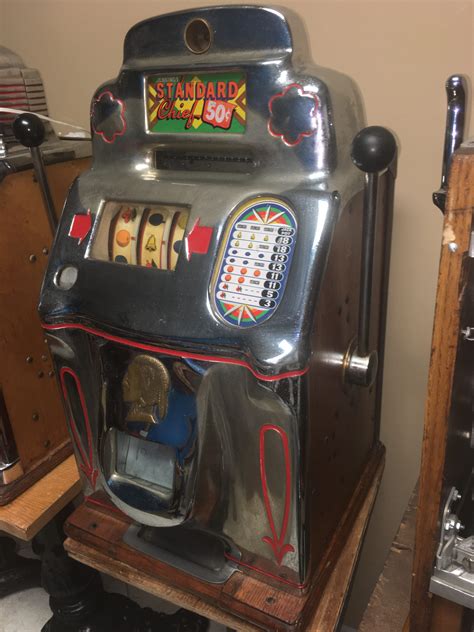 Las Vegas Antique Slot Machine Company Antique Poster