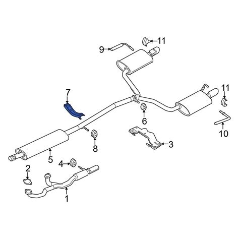 Ford Oe Aa5z5410692a Exhaust System Hanger Bracket