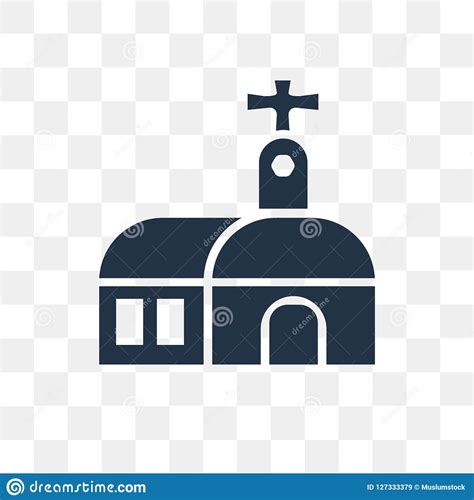 Monastery Vector Icon Isolated On Transparent Background Monastery