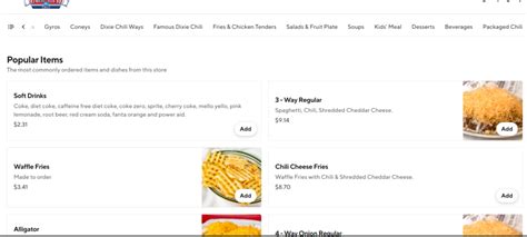Dixie Chili And Deli Menu With Prices Updated October 2023 Thefoodxp