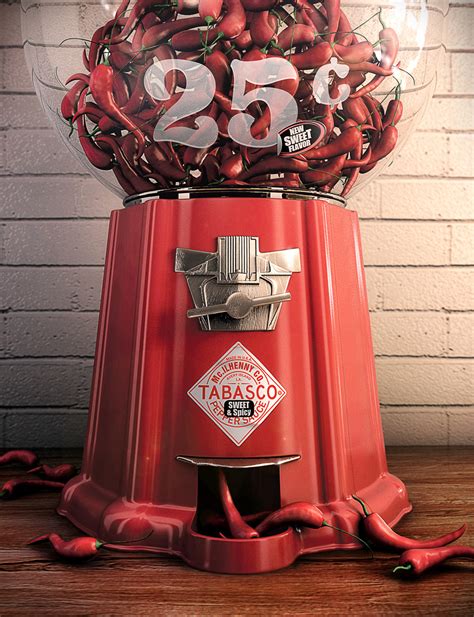 Tabasco Sweet And Spicy Vending Machine On Behance Tabasco Sweet And Spicy Tabasco Hot Sauce