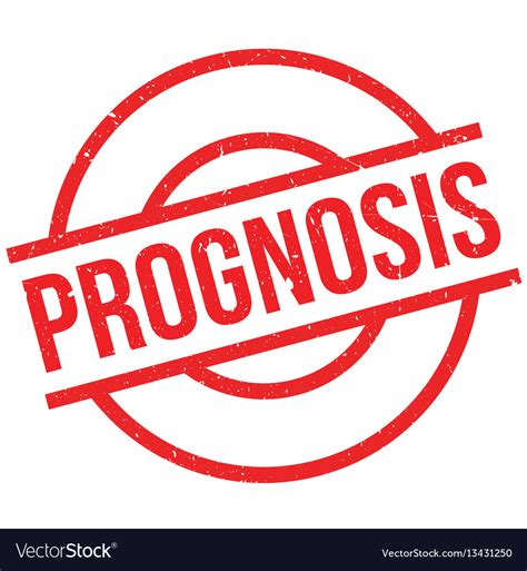 Prognosis Rubber Stamp Royalty Free Vector Image