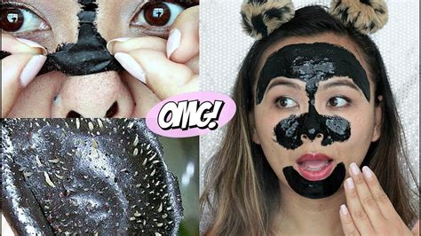 Diy Blackhead Peel Off Mask Most Satisfying Extraction Youtube