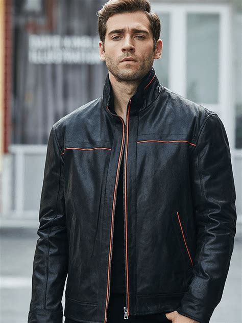 Ben Barnes Stylish Black Leather Jacket Ubicaciondepersonascdmxgobmx
