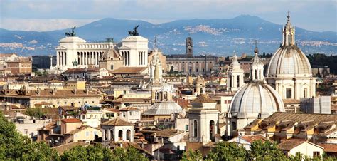Beautiful Panorama Of Rome Italy Stock Image Image Of Landscape