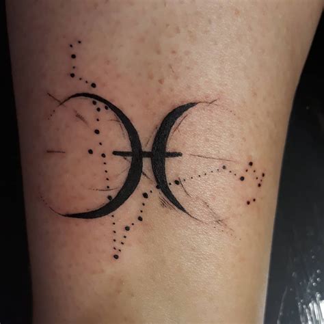 Some Sketchy Constellation Zodiac Sign Pisces Done With 3rl