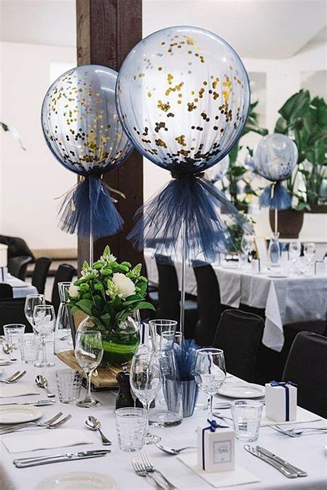 wedding balloon decorations balls decorated with golden confetti and a