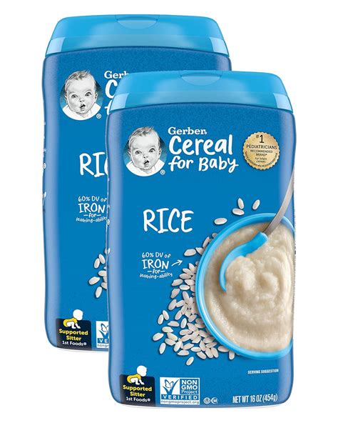 Buy Gerber Cereal For Baby 1st Foods Rice Cereal Made With Essential