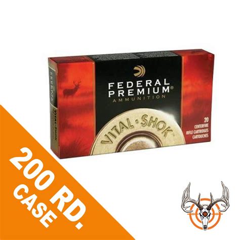 Federal 7mm Rem Mag Ammunition Vital Shok P7rtt2 140 Grain Trophy