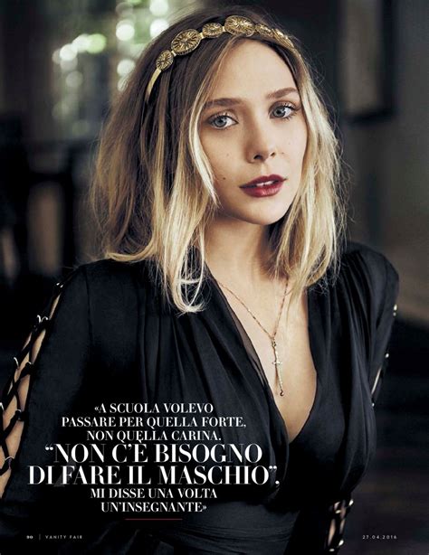 Elizabeth Olsen Vanity Fair Magazine Italy April 2016 Issue Celebmafia