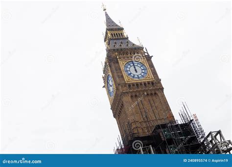 Big Ben Under Repair In London Editorial Stock Image Image Of