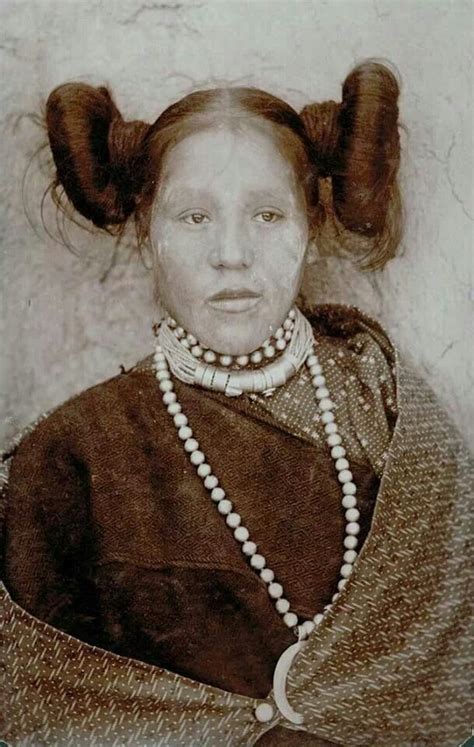 Hopi Woman 1900 Photo By Maude And Beckley Native American Hair Native American History