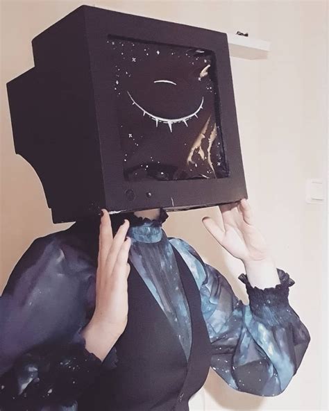 How I Made My Eva Foam Tv Head Object Heads Cute Art Tv Head