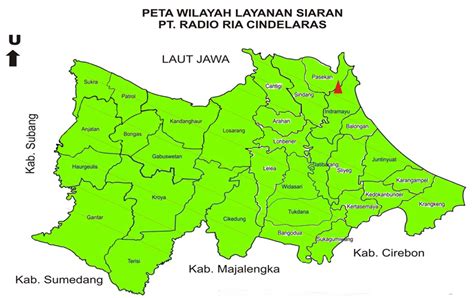 Peta kecamatan pangenan kaupaten cirebon / bupati cirebon bolehkan belajar tatap muka bagi kecamatan. Wilayah Layanan Radio - Cinde FM