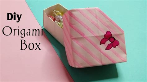 Origami Heart Box How To Make A Paper Box Diy Heart Box T Box