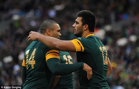 South Africa 64 0 Usa Rwc 2015 Byran Habana Scores A Hat Trick Of Tries In Easy Victory To