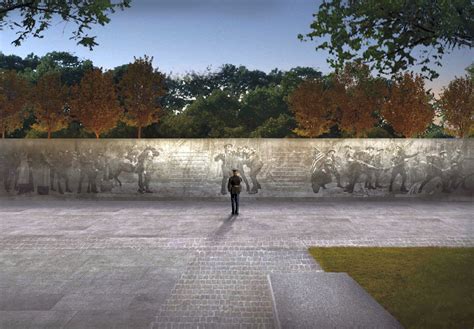 World War I Memorial At Pershing Park In Washington Dc