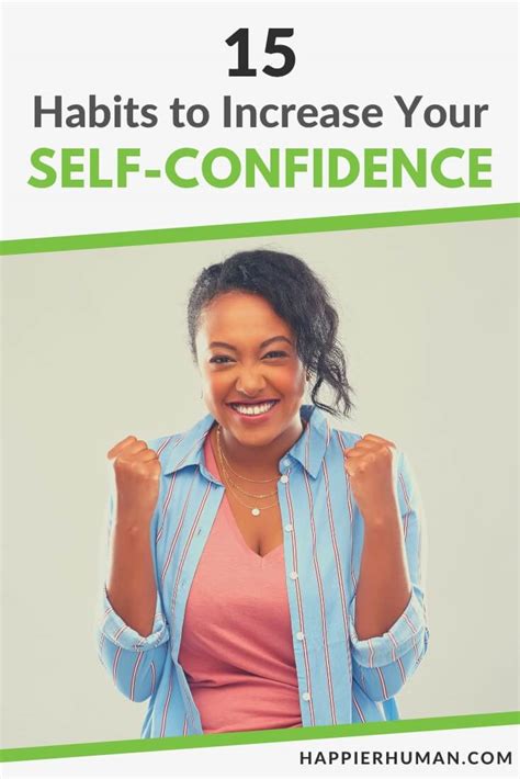 15 Habits To Enhance Your Self Confidence Self Help And Recovery