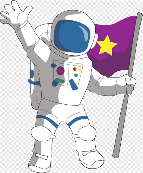 Astronaut Cartoon Astronaut Fictional Character Outer Space