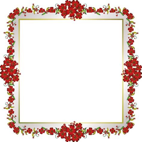 Boarders And Frames Flower