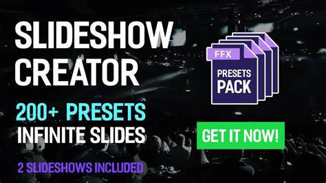 Modern corporate slideshow after effects template. Slideshow Creator - 200+ Presets Pack After Effects ...