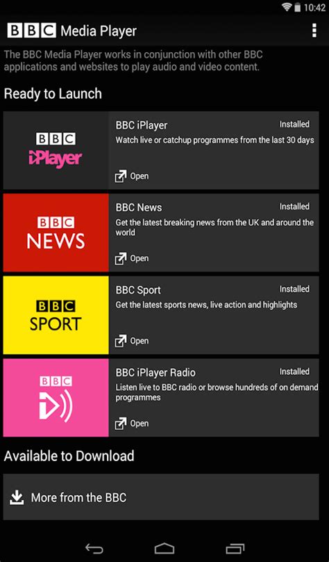 Bbc Media Playerappstore For Android