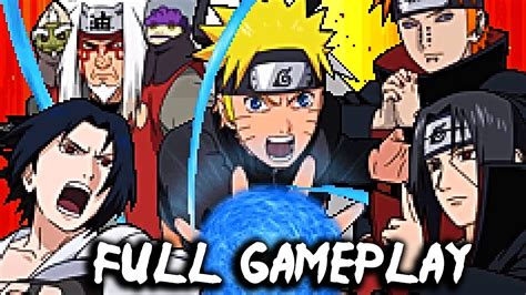 Naruto Shinobi Rumble Full Gameplay Story Mode Nds Youtube