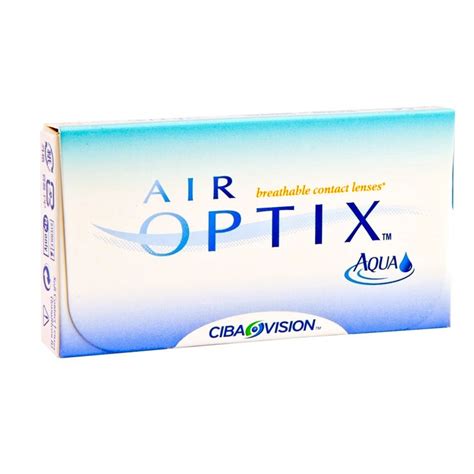 Air Optix Aqua Monthly Reusable Contact Lenses 3 Months Supply