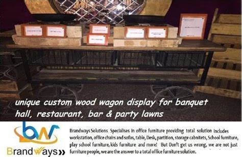 Banquet Cum Party Hall Display Wagon And Counter Brandways Solutions
