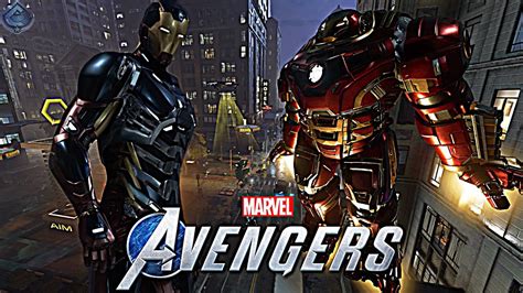 Marvels Avengers Game Iron Man Free Roam Gameplay Youtube