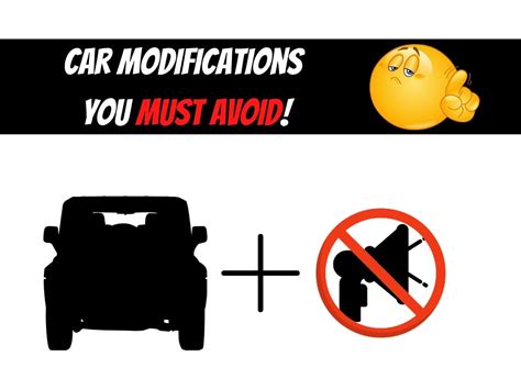 Illegal car modifications you must ABSOLUTELY avoid! » MotorOctane