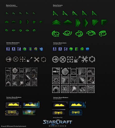 Dana Pull Starcraft Remastered Cursors Icons And Buttons