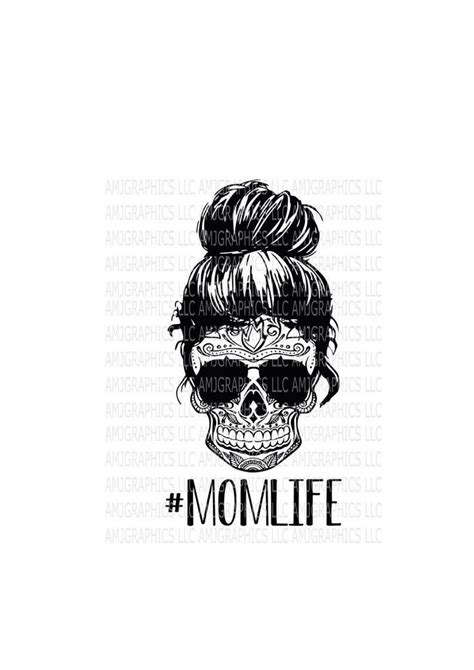 Provided to thclips by sony music entertainment the cup of life (the official song of the world cup, france '98) (remix. Mom Life Sugar Skull Skull Skeleton Messy Bun SVG PNG ...