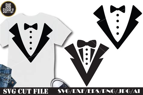 Tuxedo Svg Bow Svg Suit Svg Vector Cut File Cricut 49 Off