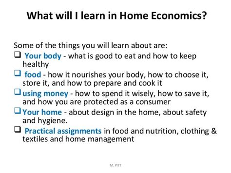 Careers In Home Economics