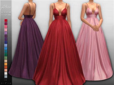 Sims 4 Formal Dress Maxis Match