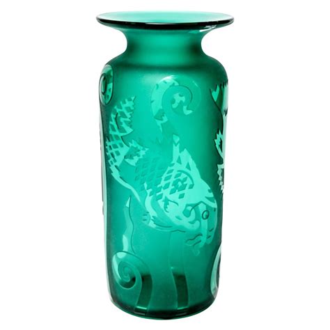 Modernist Correia Art Glass Vase 1988 For Sale At 1stdibs