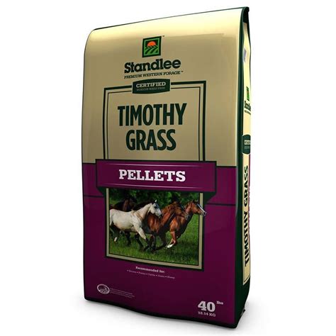 Standlee Premium Western Forage Certified Timothy Grass Pellets 40 Lb
