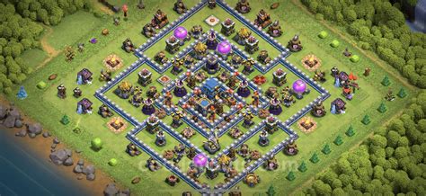 Best Base Th12 With Link Hybrid Anti Everything Town Hall Level 12