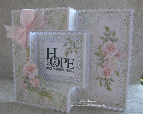 Floral Fragrance Collection Tri Fold Cards Fancy Fold Cards Folded