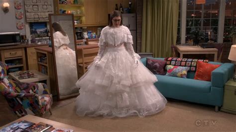 The Big Bang Theory Sheldons Reaction On Amys Wedding Dress Youtube