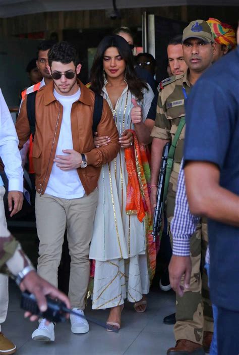 Nick Jonas And Priyanka Chopra Arrive In Jodhpur For Wedding
